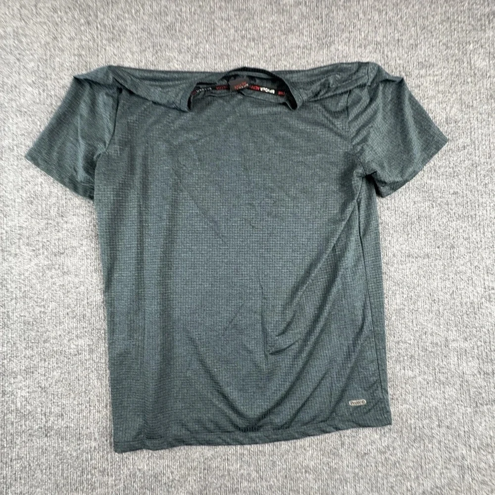 Spyder Active Shirt Mens Medium Green Short Sleeve Athletic Performance Tee